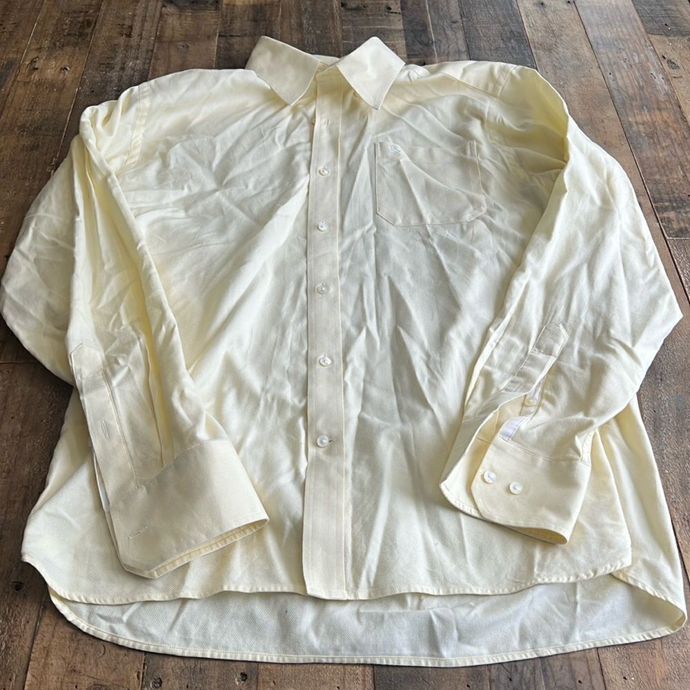 SOUTHERN TIDE SIZE M BUTTON DOWN YELLOW POLO